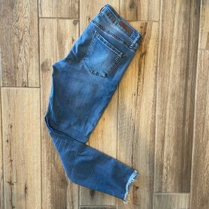 Articles of Society Ripped Hem Jeans